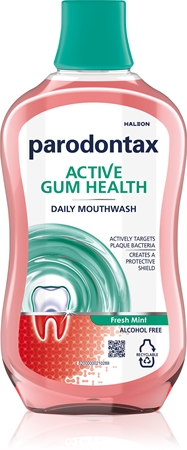 Parodontax Daily Gum Care Fresh Mint bain de bouche pour une protection complète des dents