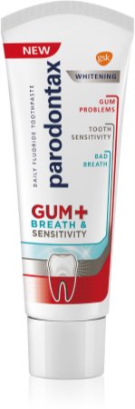 Parodontax Gum And Sens Whitening dentifricio sbiancante per i denti