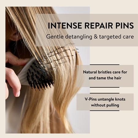 Parsa Beauty ID Anti-Frizz plokščias plaukų šepetys linkusiems šiauštis plaukams