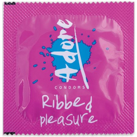 Pasante Adore Ribbed Pleasure kondomy