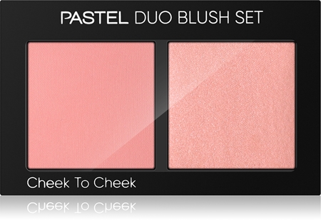 Pastel Profashion Duo Blush Set Cheek To Cheek Blush Palette