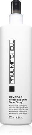 Paul Mitchell Firm Style Style Freeze and Shine Super Spray setting spray with shine