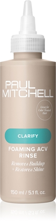 Paul Mitchell Clarify Foaming ACV Rince gel délicat exfoliant pour cheveux