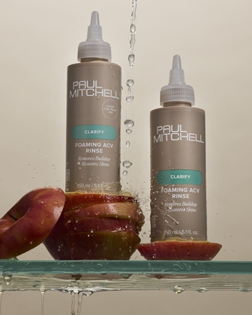 Paul Mitchell Clarify Foaming ACV Rince gel délicat exfoliant pour cheveux