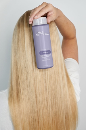 Paul Mitchell Blonde Forever Blonde Shampoo Violet Shampoo for lightened, cool blonde hair