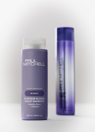 Paul Mitchell Blonde Platinum Blonde Violet Shampoo Violet Shampoo for blonde and grey hair