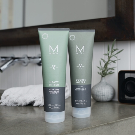 Paul Mitchell Mitch Double Hitter 2-IN-1 Shampoo & Conditioner šampūnas ir kondicionierius „du viename“ vyrams