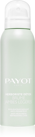 Payot Herboriste Détox Brume Jambes Légères Frissítő és hidratáló spray lábakra