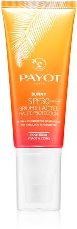 Payot Sunny Brume Lactée SPF 30 schützende Milch für Gesicht und Körper SPF 30