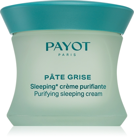 Payot Pâte Grise Sleeping Crème Purifiante noční regulační a čisticí pleťový krém pro mastnou a smíšenou pleť
