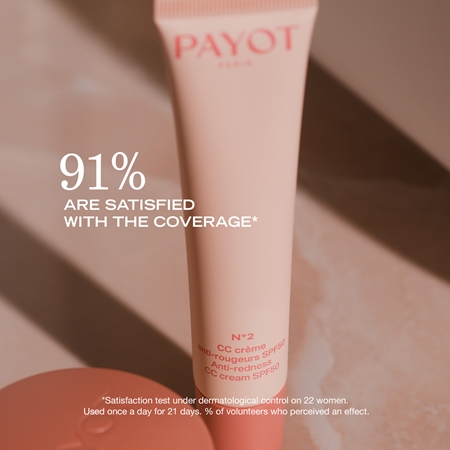 Payot N°2 CC Crème Anti-Rougeurs SPF 50 CC krém proti začervenání pleti SPF 50+