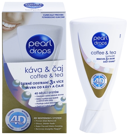 Pearl Drops Coffee & Tea bělicí zubní pasta proti tmavým skvrnám