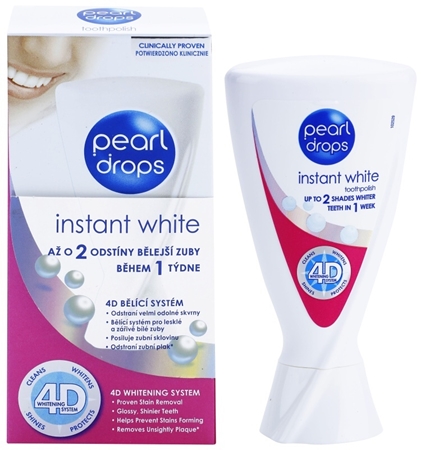 Pearl Drops Instant White dentifricio sbiancante per denti bianchi e splendenti