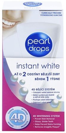 Pearl Drops Instant White dentifricio sbiancante per denti bianchi e splendenti