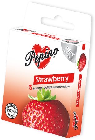 Pepino Strawberry kondomy