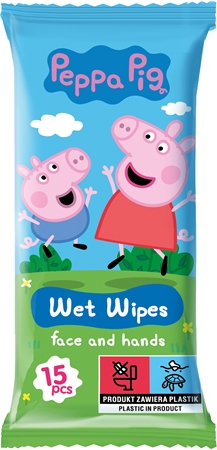 Peppa Pig Wet Wipes salviette detergenti umidificate per bambini