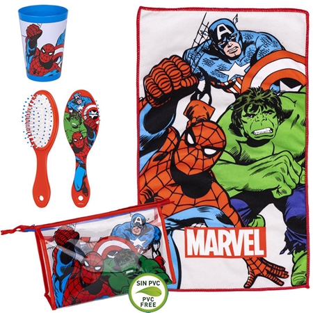 Borsa Da Palestra Per Bambini E Ragazzi Marvel Avengers – In Polietilene, Con Coulisse, 42x32 Cm
