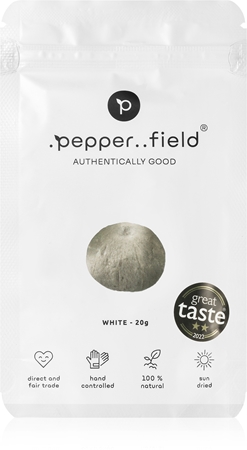 .pepper..field Kampotské korenie biely korenie jednodruhové