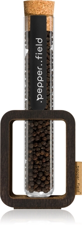 .pepper..field Sada zkumavek s Kampotským pepřem se stojánkem dárková sada v krabičce