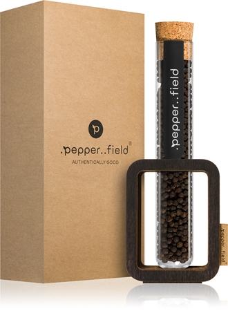 .pepper..field Sada zkumavek s Kampotským pepřem se stojánkem dárková sada v krabičce