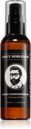 Percy Nobleman Beard Conditioning Oil Fragrance Free óleo para barba sem perfume