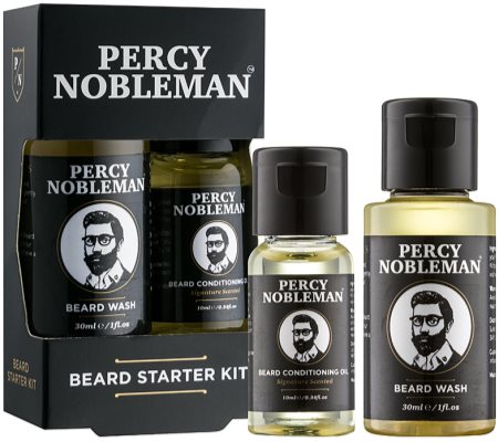 Percy Nobleman Beard Starter Kit ensemble pour homme