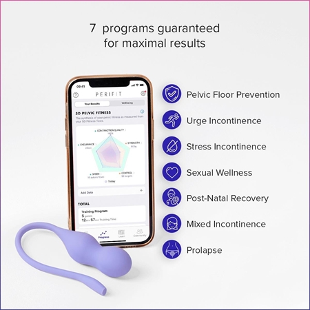 Perifit Care+ Pelvic Floor Trainer App Controlled vaginal simulator