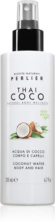 Perlier Thai Coco Coconut Water Body And Hair Brume Parfumée Corps et Cheveux corps et cheveux