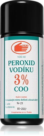Coopharma Peroxid vodíku 3% COO kožní roztok