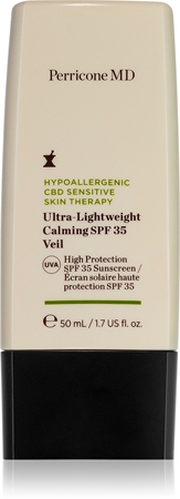 Perricone MD Hypoallergenic CBD Sensitive Skin Therapy creme calmante leve SPF 35