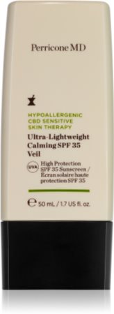 Perricone MD Hypoallergenic CBD Sensitive Skin Therapy crème légère apaisante SPF 35