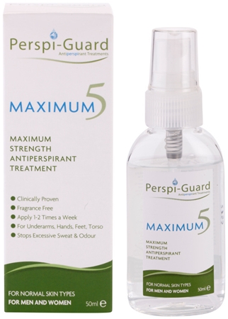 Marchio
Perspi-Guard Maximum 5 antitraspirante in spray altamente efficace