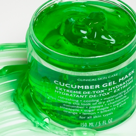 Peter Thomas Roth Cucumber De-Tox Gel Mask masque gel hydratant visage et contour des yeux