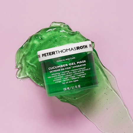 Peter Thomas Roth Cucumber De-Tox Gel Mask masque gel hydratant visage et contour des yeux