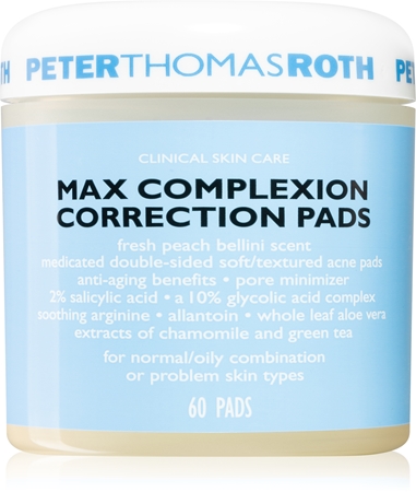 Peter Thomas Roth Max Complexion toalhetes de limpeza para alisar pele e minimizar poros