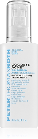 Peter Thomas Roth Goodbye Acne cuidado para tratamento local do acne para rosto e corpo