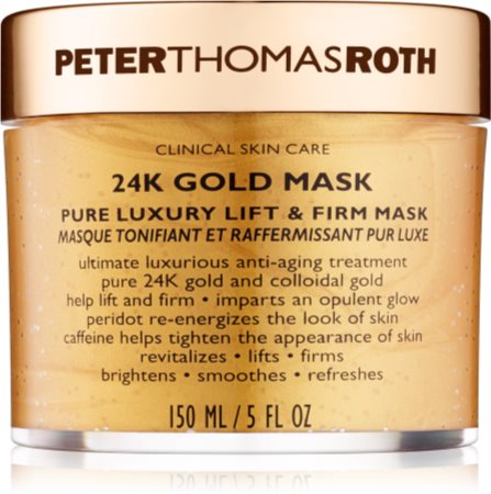 Peter Thomas Roth 24K Gold Luksuriøs opstrammende ansigtsmaske med løftende | notino.dk
