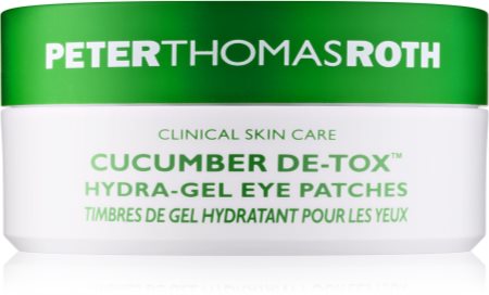 Peter Thomas Roth Cucumber De-Tox Hydra-Gel Eye Patches Mitrinoša želejveida maska acu zonai