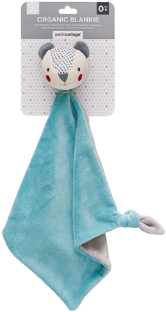 Petit Collage Organic Blankie Bear usínáček