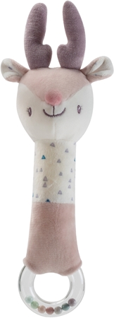 Petite&Mars Squeaky Toy with Rattle juguete bocina para bebé con sonajero