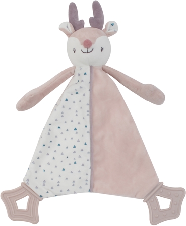 Petite&Mars Cuddle Cloth with Teether doudou con mordedor