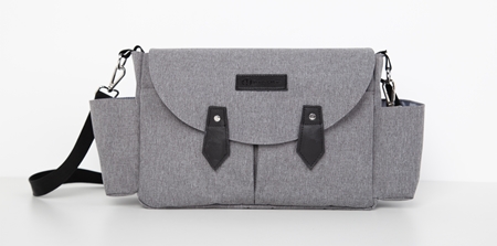 Petite&Mars Sara Grey Black přebalovací taška