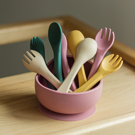 Petite&Mars Take&Match Silicone Bowl dubenėlis su siurbtuku