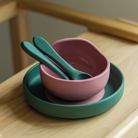 Petite&Mars Take&Match Silicone Bowl dubenėlis su siurbtuku