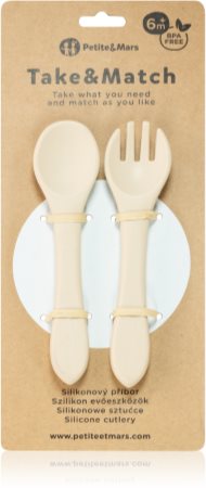 Petite&Mars Take&Match Silicone Cutlery cubierto