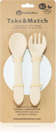 Petite&Mars Take&Match Silicone Cutlery sztućce