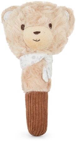 Petite&Mars Teddy 3m+ hebká pískací hračka