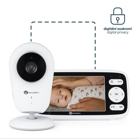 Petite&Mars NANO 4.0 Moniteur vidéo numérique pour bébé