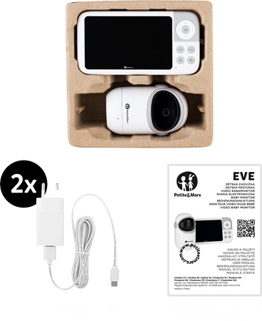 Petite&Mars EVE 5.0 Digital Video Baby Monitor