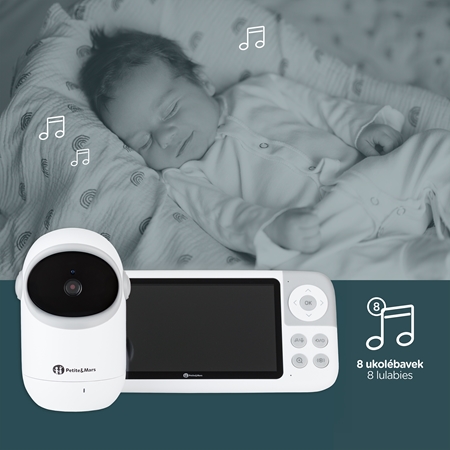 Petite&Mars EVE 5.0 Digital Video Baby Monitor